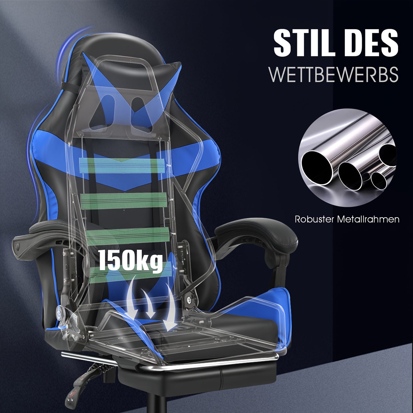 Ergonomischer Gamingstuhl, Schreibtischstuhl